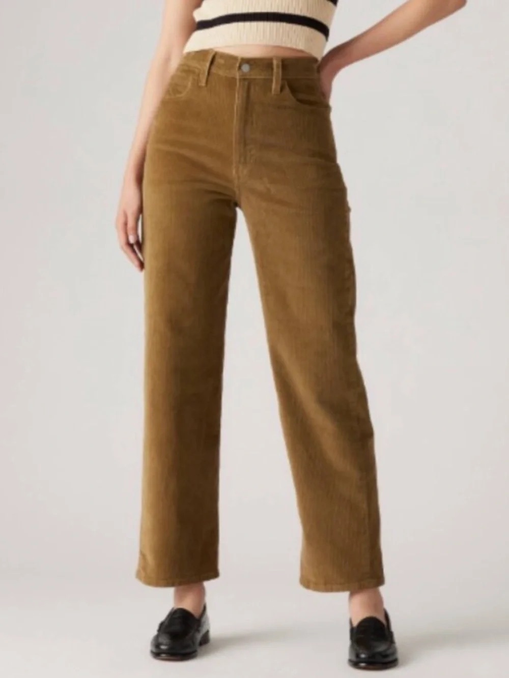 Levi’s Ribcage Straight Ankle Corduroy Pants 26